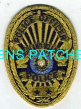 TEXAS,HIGHLAND VILLAGE POLICE BADGE PATCH 2_wm